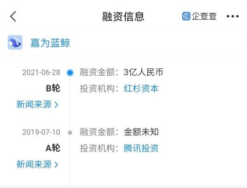 嘉為藍鯨完成3億人民幣B輪融資，深耕IT綜合服務(wù)與信息系統(tǒng)集成領(lǐng)域